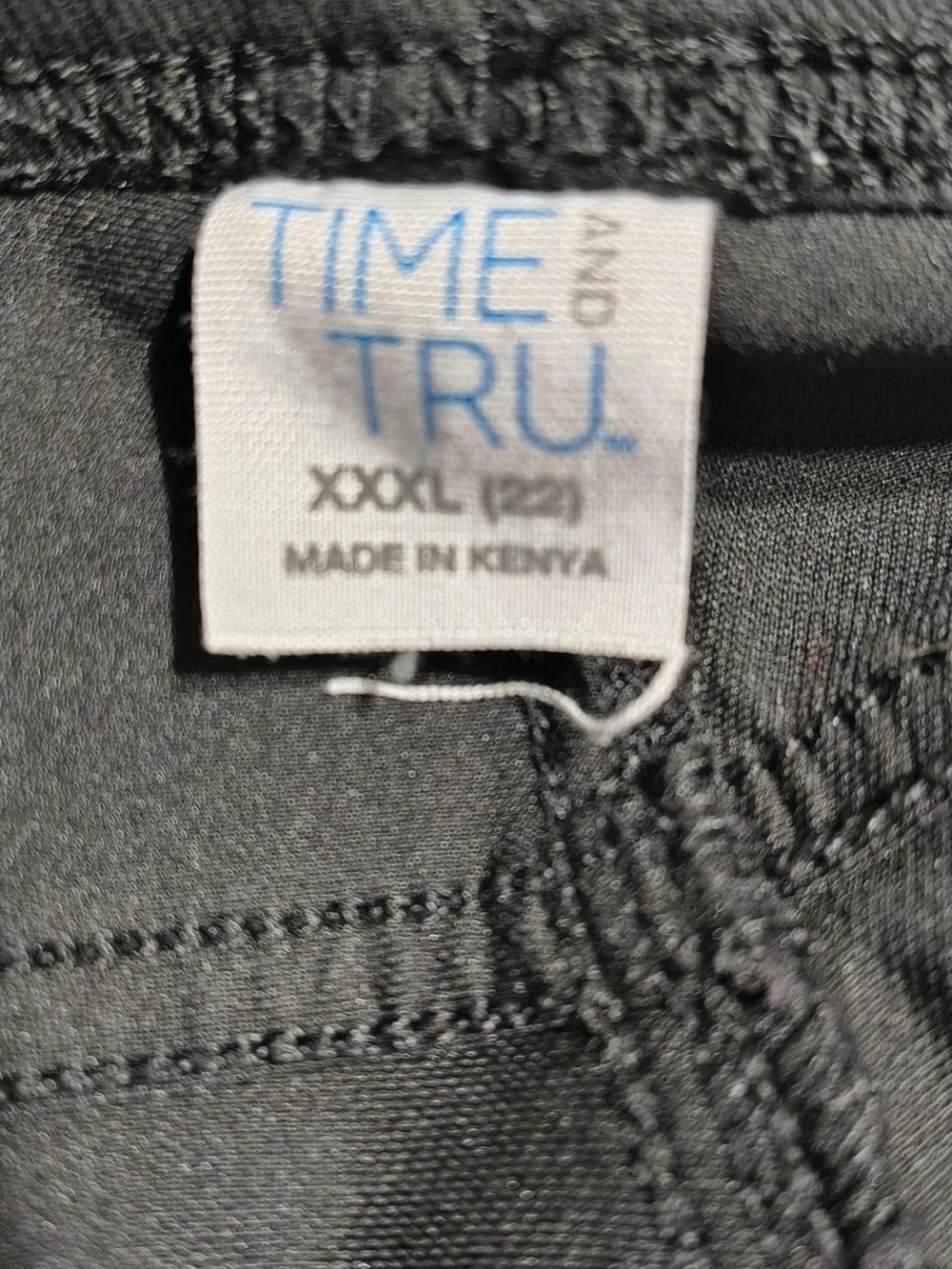 Time and Tru Black Jeggings - Picture 3 of 3